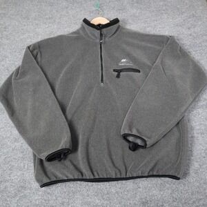 Helly Hansen Pullover Mens XL Fleece Sweatshirt 1/4 Zip USA Hiking Outdoor Ski